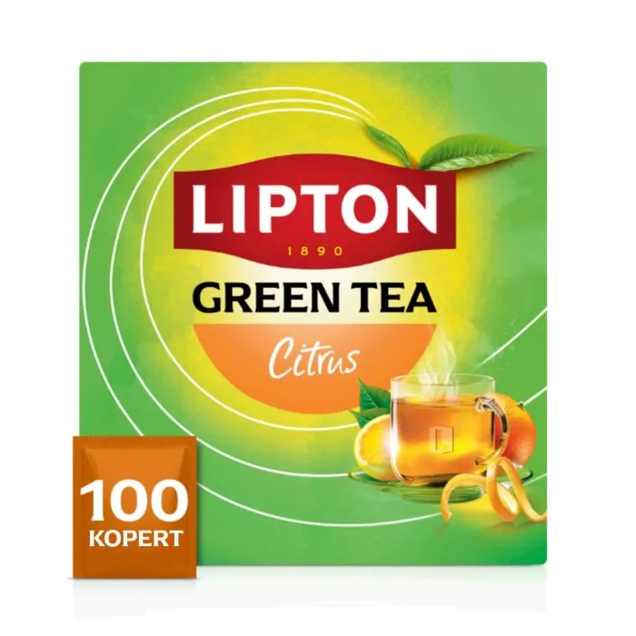 Herbata LIPTON Classic Green Tea Citrus 100x1,3g - Zielona