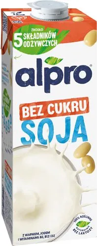 Napój ALPRO Sojowe Niesłodzone 1l
