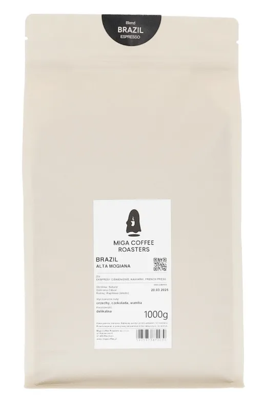 Kawa Ziarnista MIGA Brazil Espresso 1kg