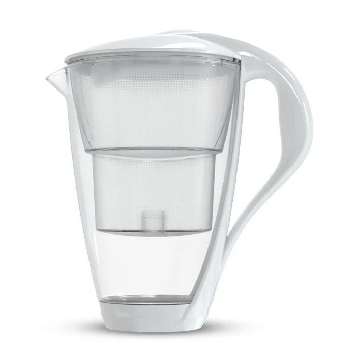 Szklany Dzbanek Filtrujący DAFI Crystal LED 2.0 l + 1 Filtr Unimax - Biały
