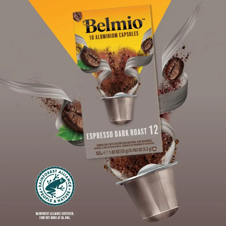 Kapsułki Do Nespresso BELMIO Espresso Dark Roast 10 Sztuk