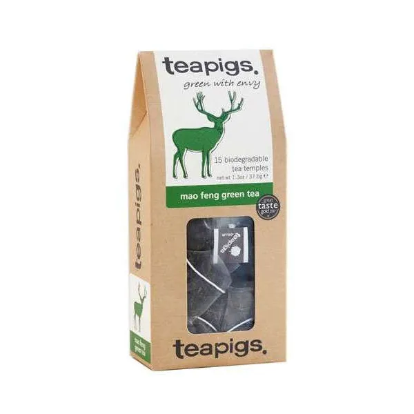 Herbata TEAPIGS Mao Feng Green 15x2,5g - Zielona