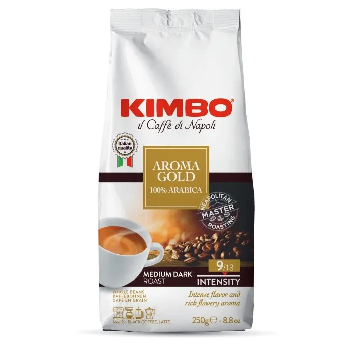 Kawa Ziarnista KIMBO Aroma Gold 250g