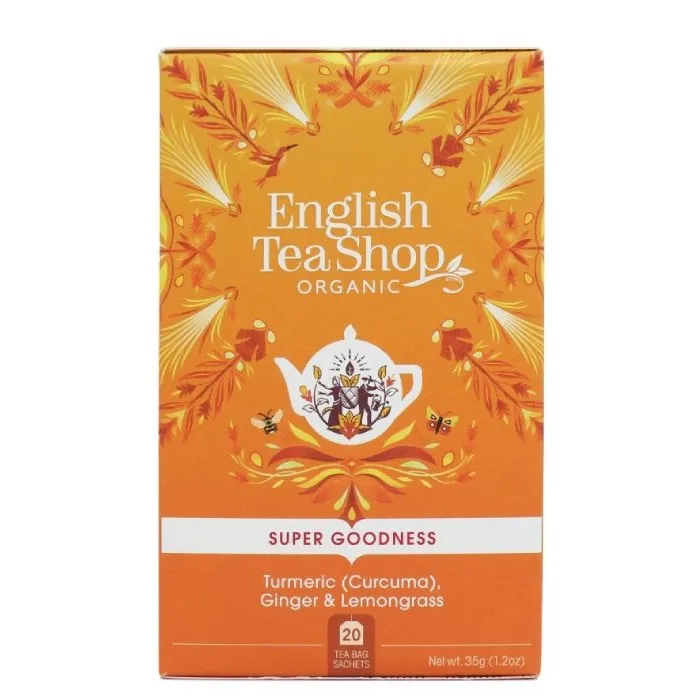 Ziołowa Herbata ENGLISH TEA SHOP Turmeric Ginger Lemongrass 20x1,75g