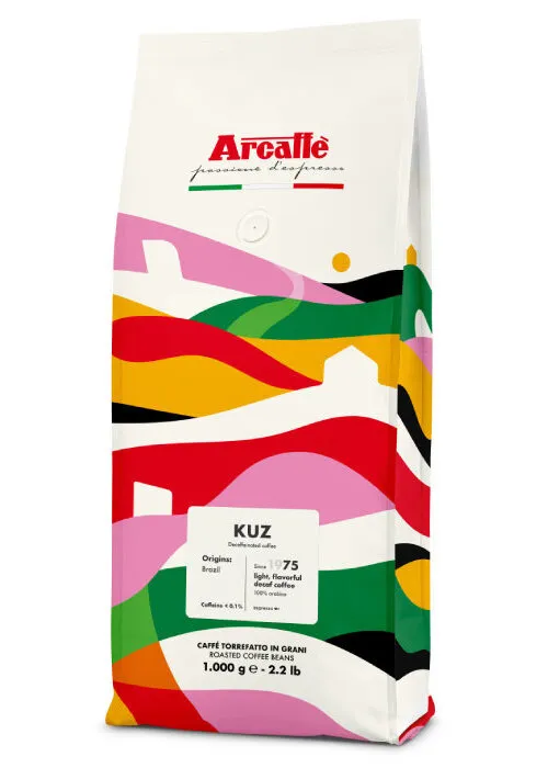 Kawa Ziarnista ARCAFFE Kuz 1kg - Bezkofeinowa
