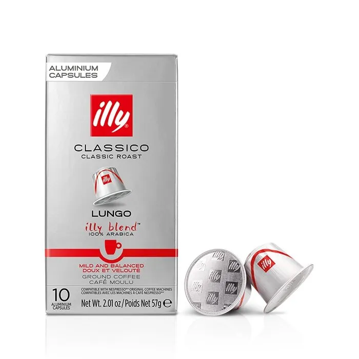 Kapsułki Do Nespresso ILLY Classico Lungo 10 Sztuk