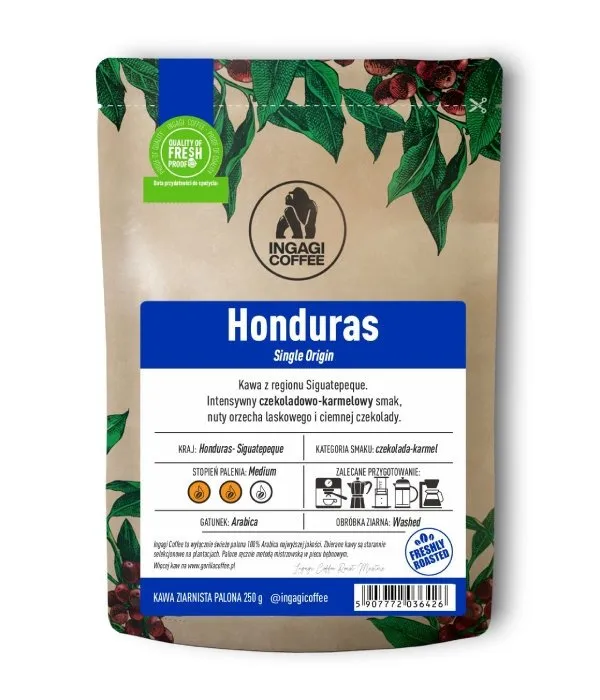 Kawa Ziarnista INGAGI COFFEE Honduras 250g