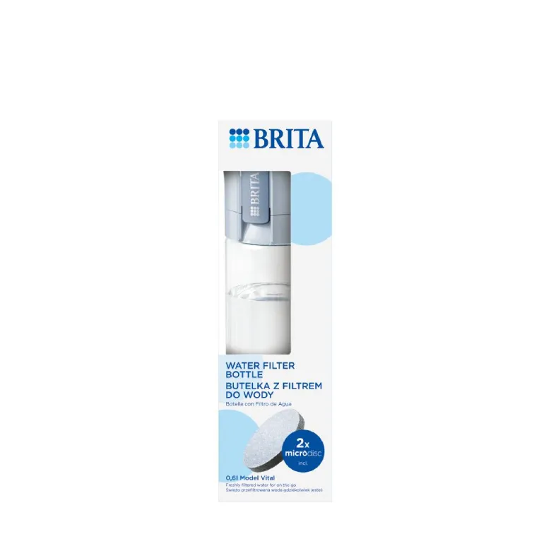 Butelka Filtrująca BRITA Vital 0,6l - Pastelowy Błękit