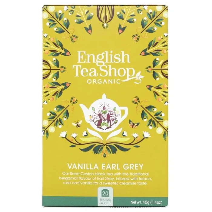 Herbata ENGLISH TEA SHOP Vanilla Earl Grey 20x2g - Czarna