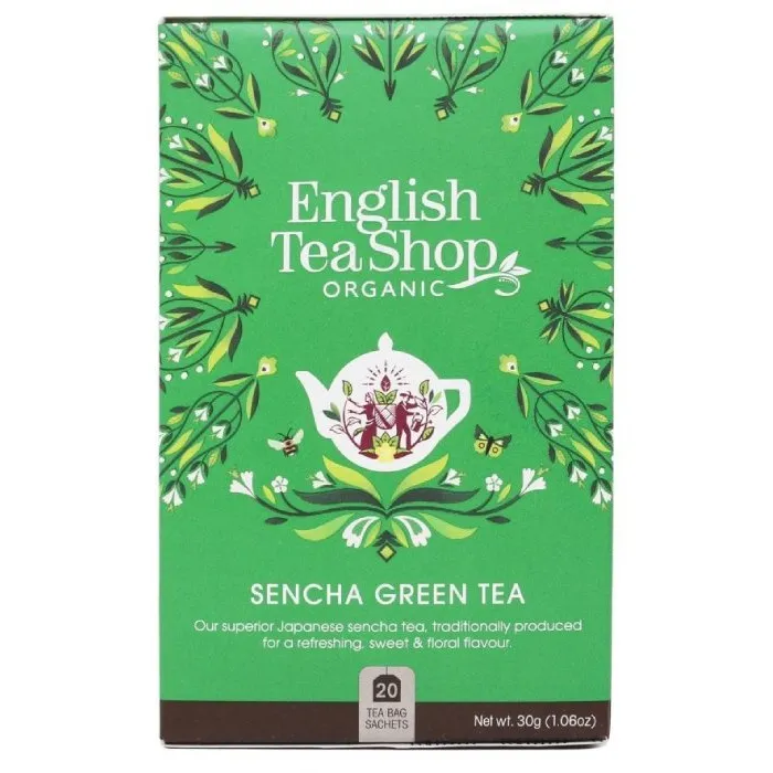 Herbata ENGLISH TEA SHOP Sencha Green TEA 20x1,5g - Zielona