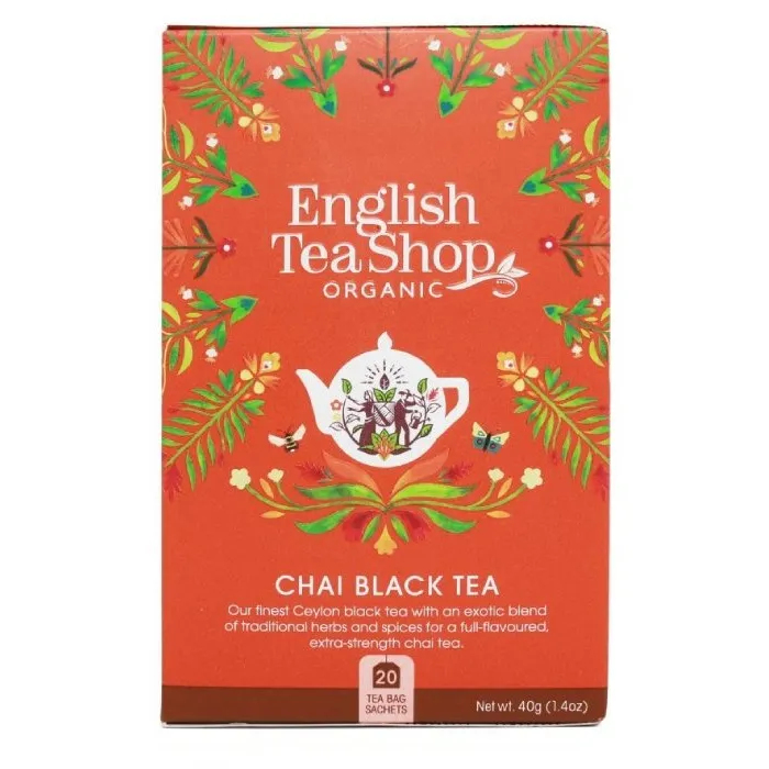 Herbata ENGLISH TEA SHOP Chai Black TEA 20x2g - Czarna