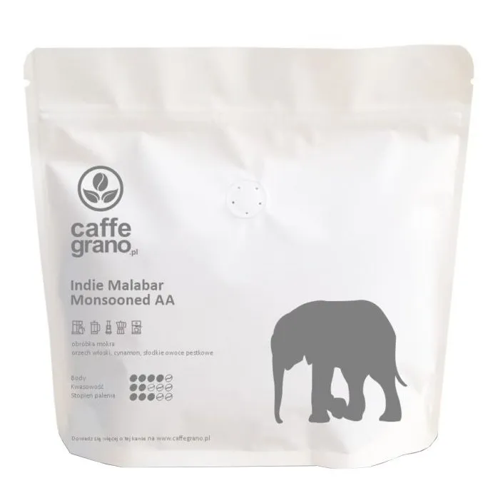Kawa Ziarnista CAFFE GRANO India Malabar Monsooned AA ESPRESSO 250g