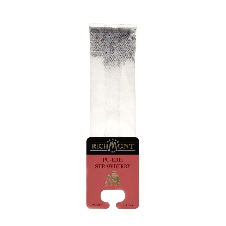Herbata RICHMONT Pu-Erh Strawberry 40x4g - Czerwona