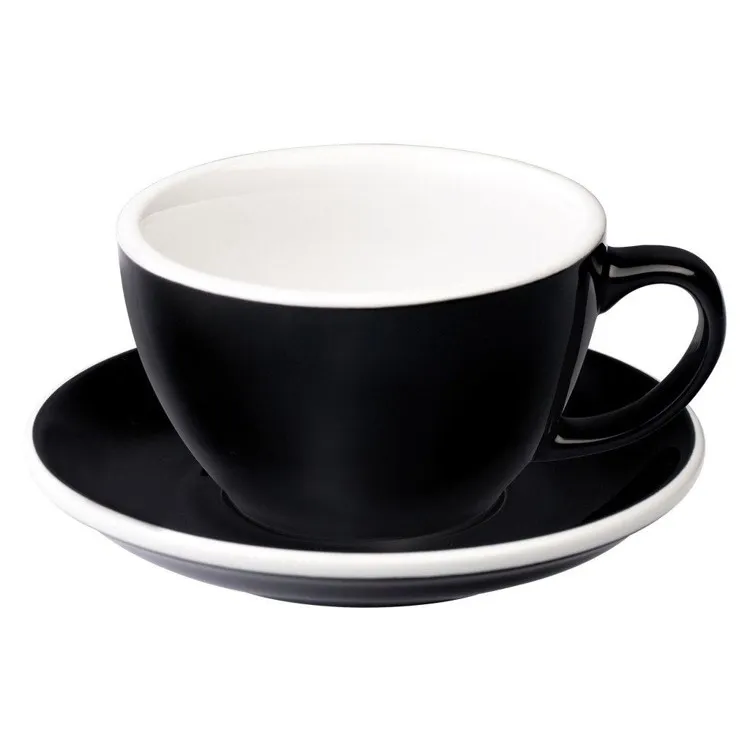 Filiżanka LOVERAMICS Egg Do Latte 300 ml - Black