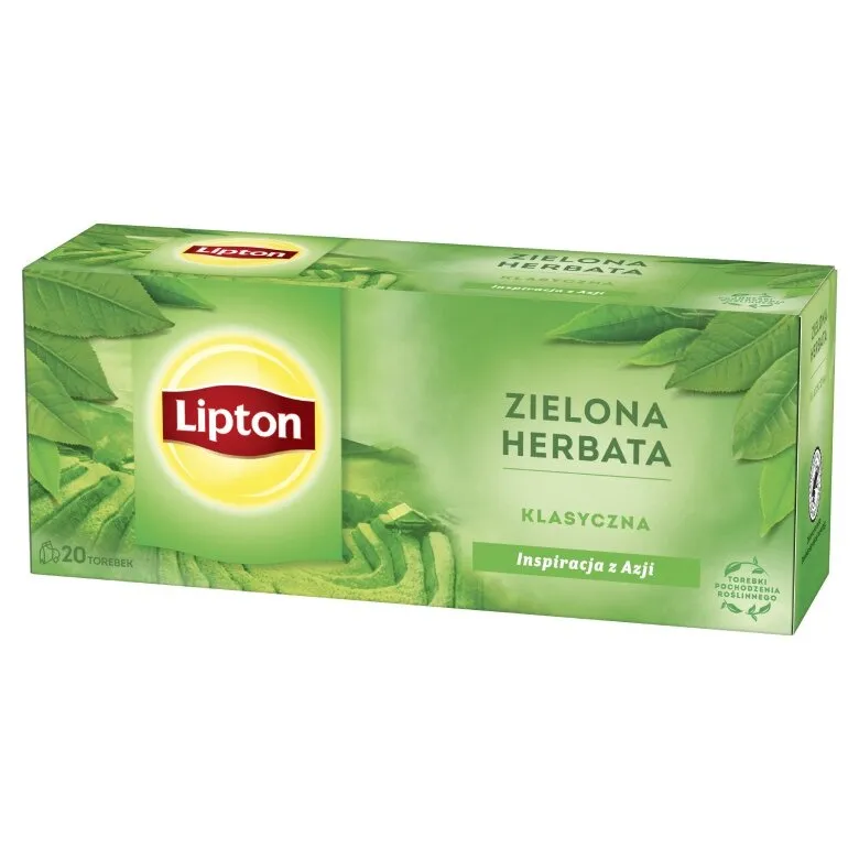 Herbata LIPTON Klasyczna 20x1,3g - Zielona