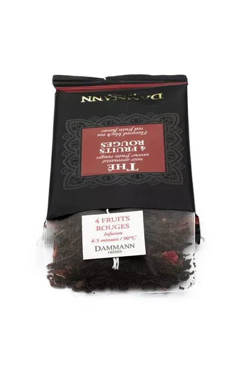 Herbata DAMMANN 4 Fruits Rouges 24 Saszetki - Czarna