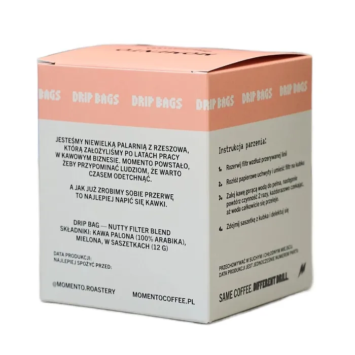 Dripbagi MOMENTO Nutty Filter Blend 7x12g