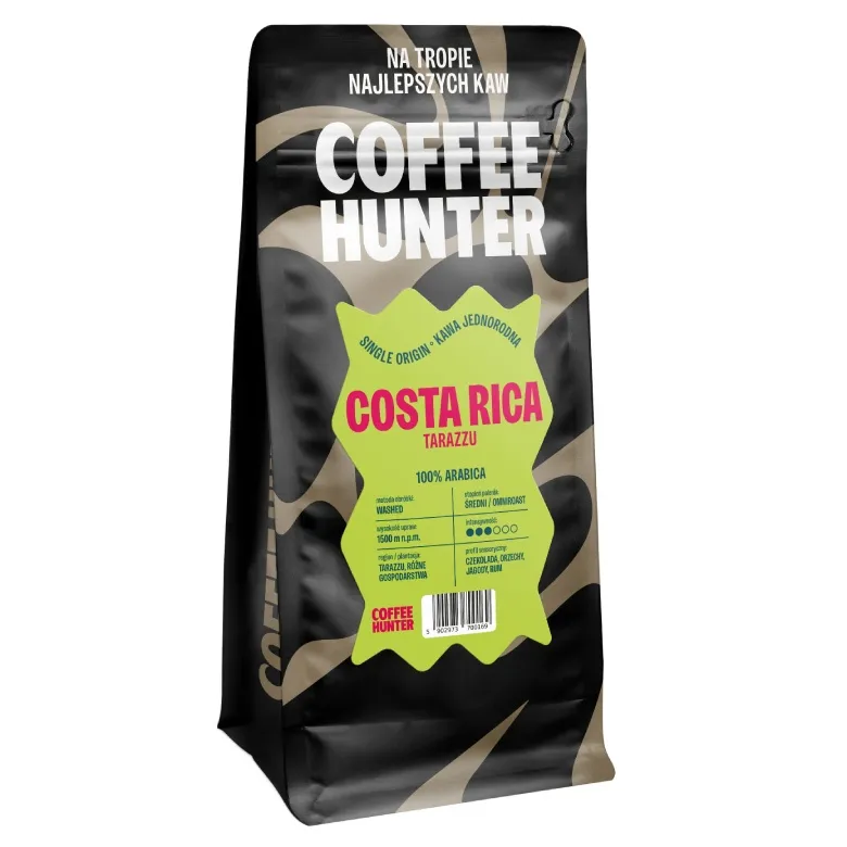Kawa Ziarnista COFFEE HUNTER Kostaryka Tarazzu 1kg