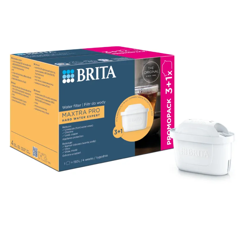 Filtr Wody BRITA MAXTRA PRO Hard Water Expert 3+1 szt