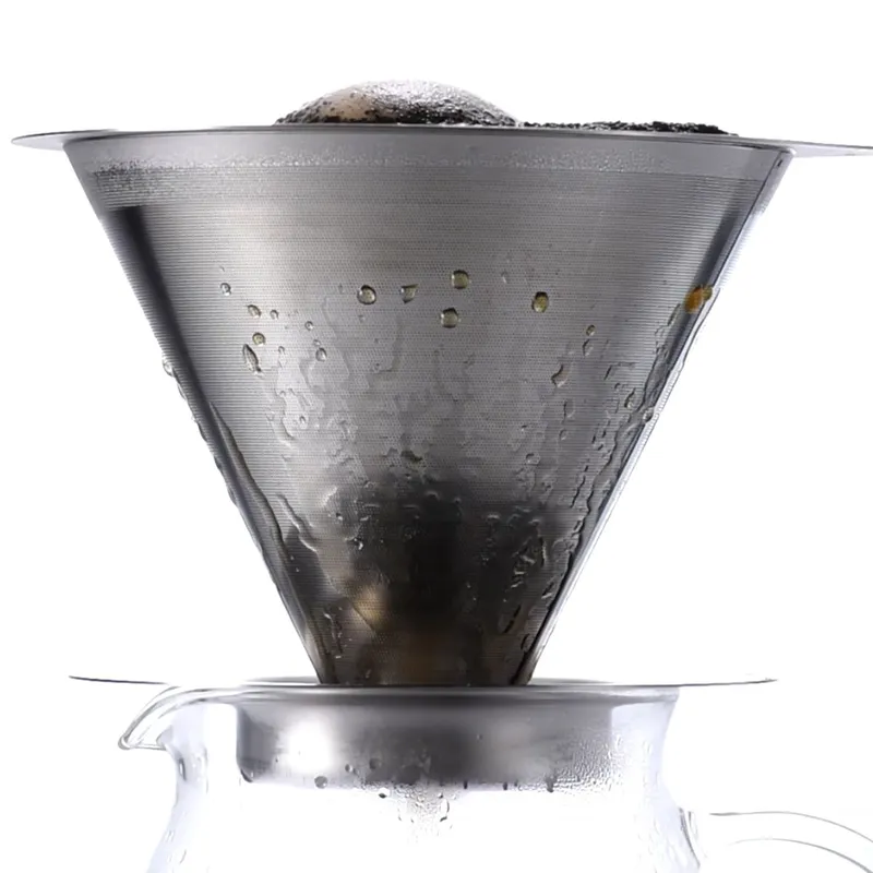 Metalowy Drip HARIO V60-02 Z Podstawką