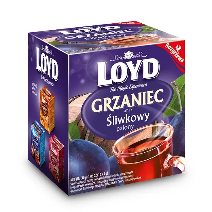 Herbata LOYD Grzaniec Śliwkowy Palony 10x3g