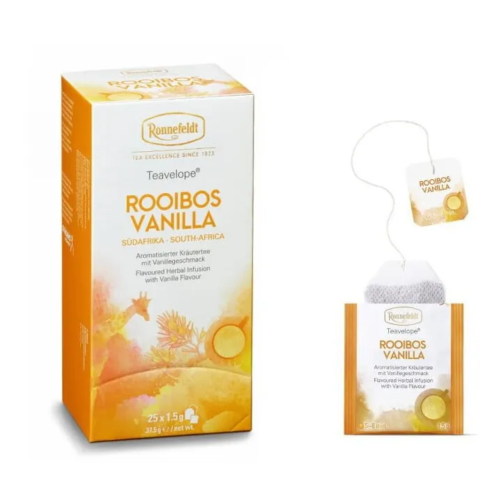 Ziołowa Herbata RONNEFELDT Teavelope Rooibos Vanilla 25x1,5g