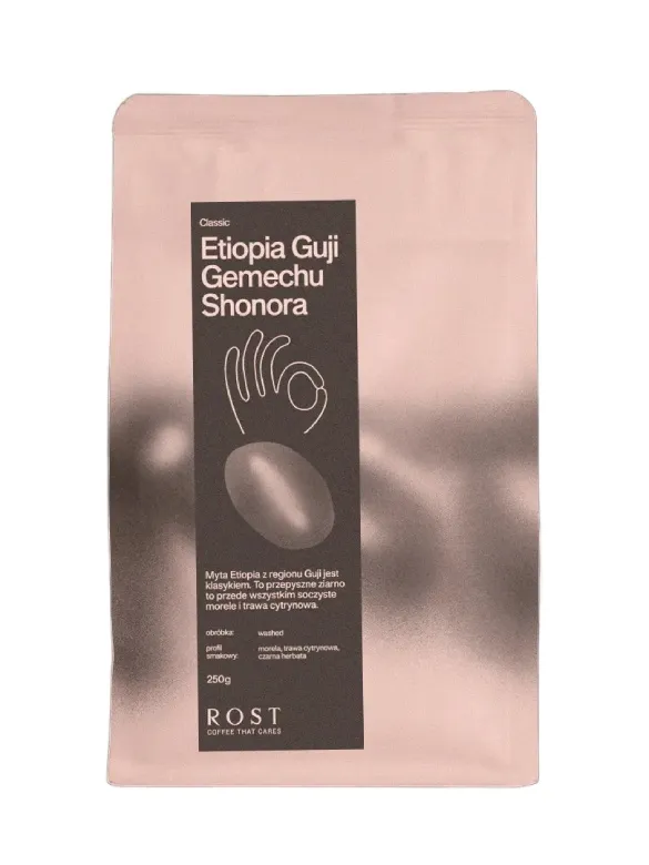 Kawa Ziarnista ROST Etiopia Guji Gemechu Shonora Filtr 250g
