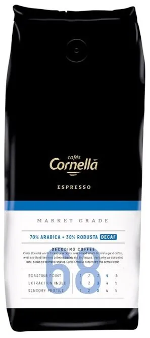 Kawa Ziarnista CORNELLA Espresso Market Grade Decaf 68 1kg