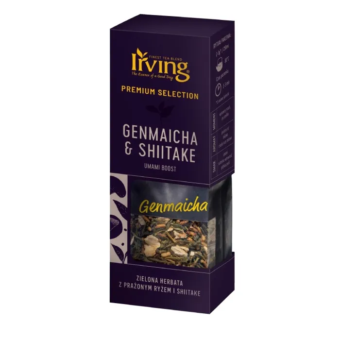 Herbata IRVING Genmaicha Shiitake 75g - Zielona