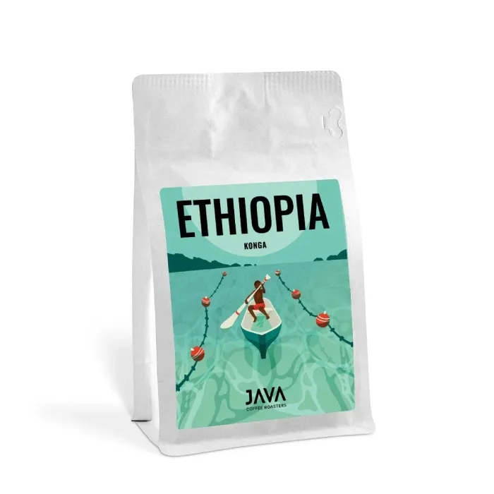 Kawa Ziarnista JAVA Ethiopia Konga 250g