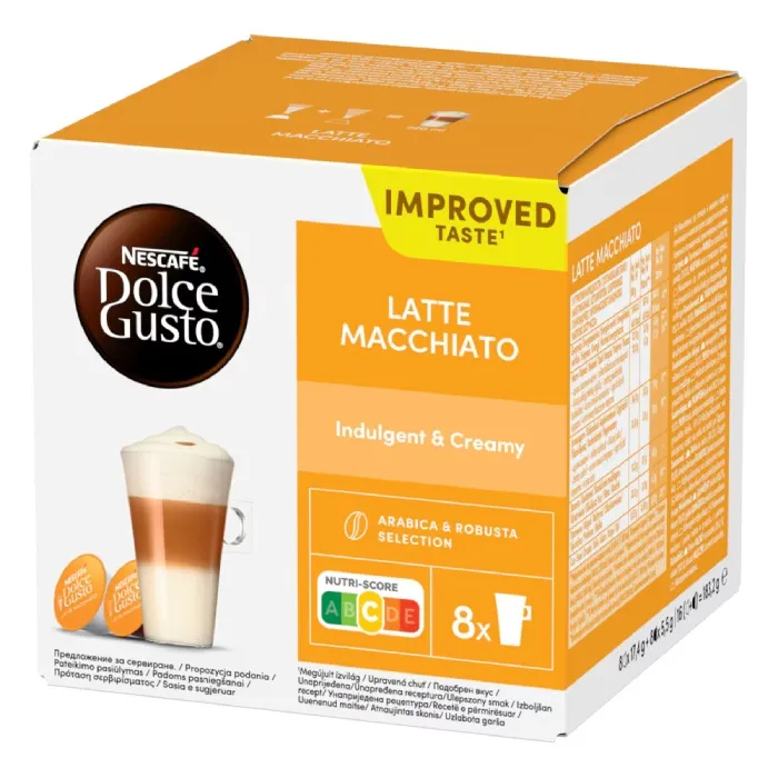 Kapsułki Nescafé Dolce Gusto Latte Macchiato 16 Sztuk