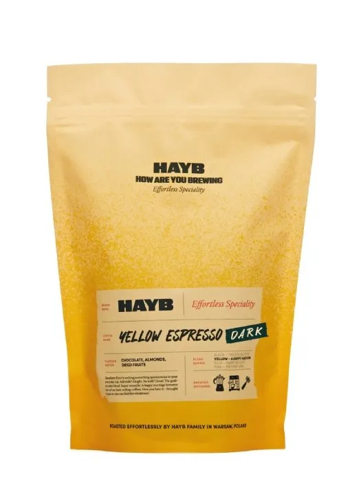 Kawa Ziarnista HAYB DARK Yellow Espresso Blend 1kg