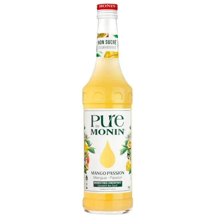 Syrop Bez Dodatku Cukru PURE By MONIN - Mango Marakuja 0,7 l