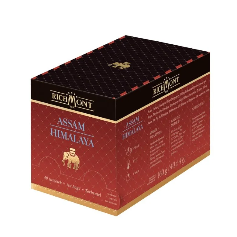 Herbata RICHMONT Assam Himalaya 40x4g - Czarna