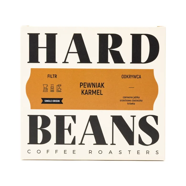 Kawa Ziarnista HARD BEANS Pewniak Karmel Filtr 250g
