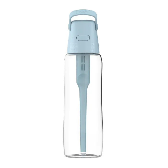 Szklana Butelka Filtrująca Wodę DAFI GLASS 0,6 l + Filtr - Dove Blue