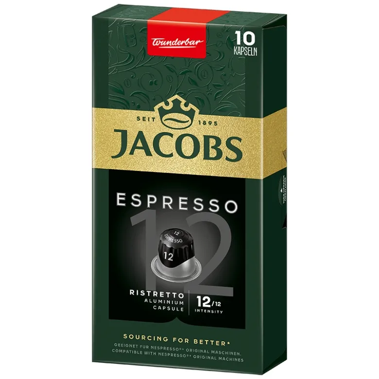 Kapsułki Do Nespresso JACOBS Espresso 12 Ristretto 10 szt