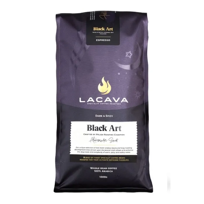 Kawa Ziarnista LACAVA Black Art Espresso BLEND1KG