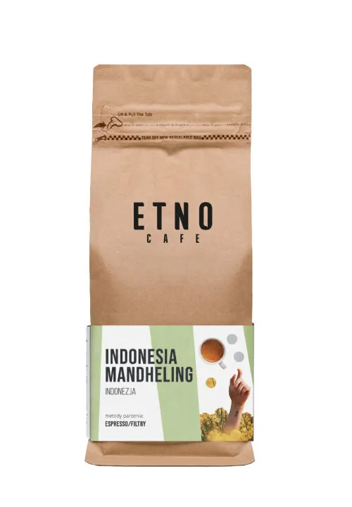 Kawa Ziarnista ETNO CAFE Indonesia Mandheling 250g