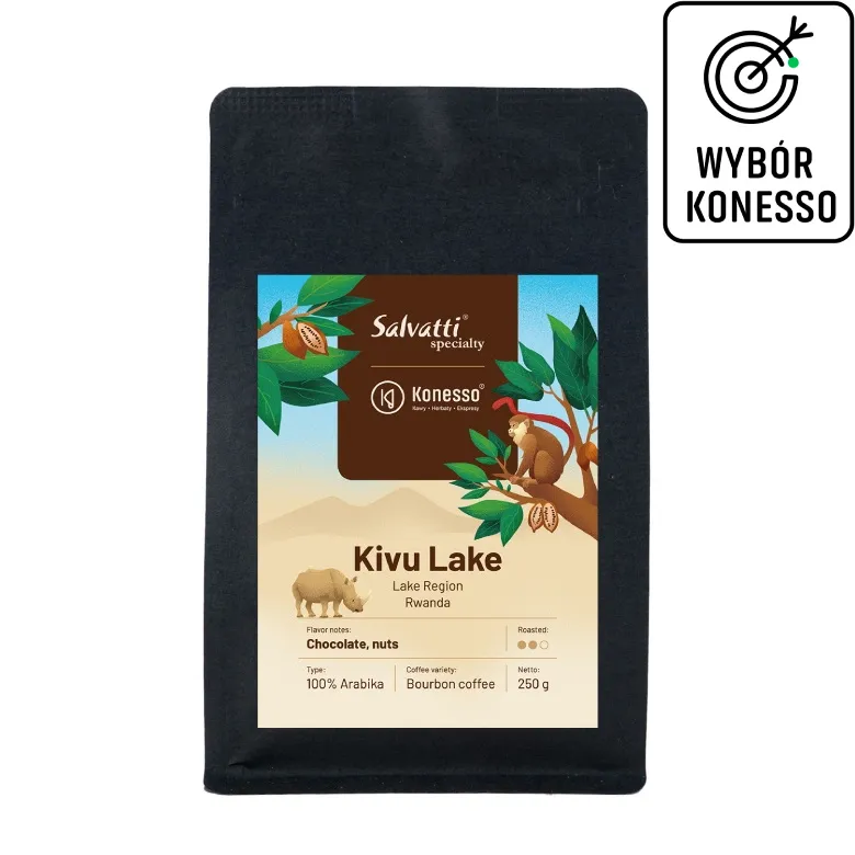 Kawa Ziarnista SALVATTI Rwanda Kivu Lake 250g