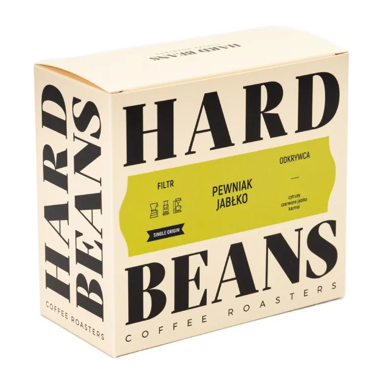 Kawa Ziarnista HARD BEANS Pewniak Jabłko Filtr 250g