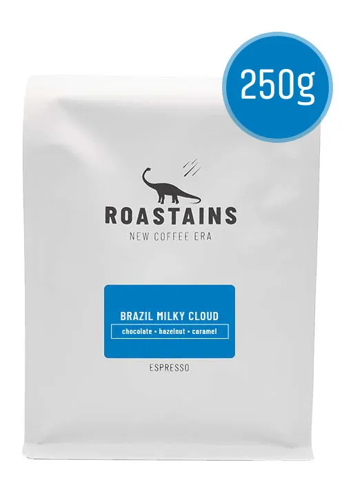 Kawa Ziarnista ROASTAINS Brazylia Milky Cloud ESPRESSO 250g