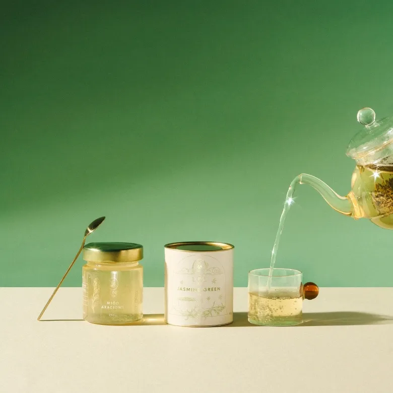 Herbata LUNE TEA Jasmine Green 40g - Zielona