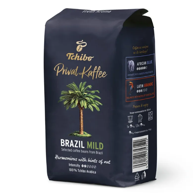 Kawa Ziarnista TCHIBO Privat Kaffee Brazil Mild 500g