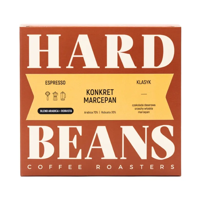 Kawa Ziarnista HARD BEANS Konkret Marcepan Espresso 250g