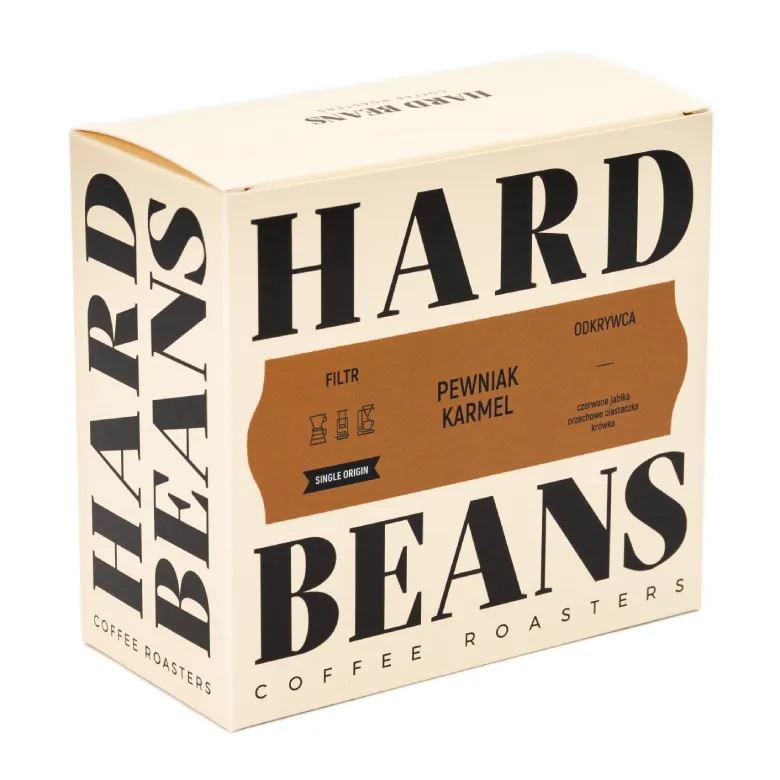 Kawa Ziarnista HARD BEANS Pewniak Karmel Filtr 250g