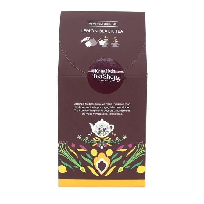 Herbata ENGLISH TEA SHOP Lemon Black TEA 15x2g - Czarna
