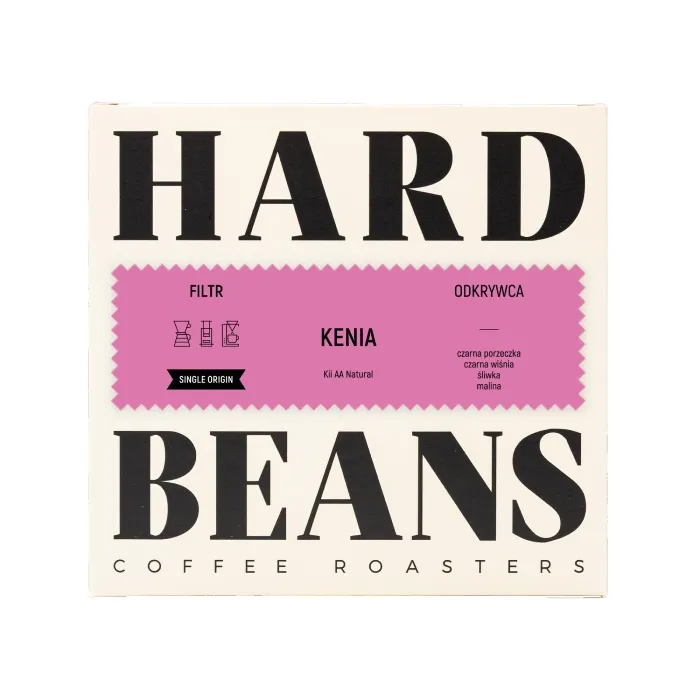 Kawa Ziarnista HARD BEANS Kenia Kii AA Natural 250g