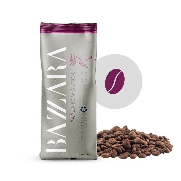 Kawa Ziarnista BAZZARA ESPRESSO PAPUA NEW GUINEA 250g