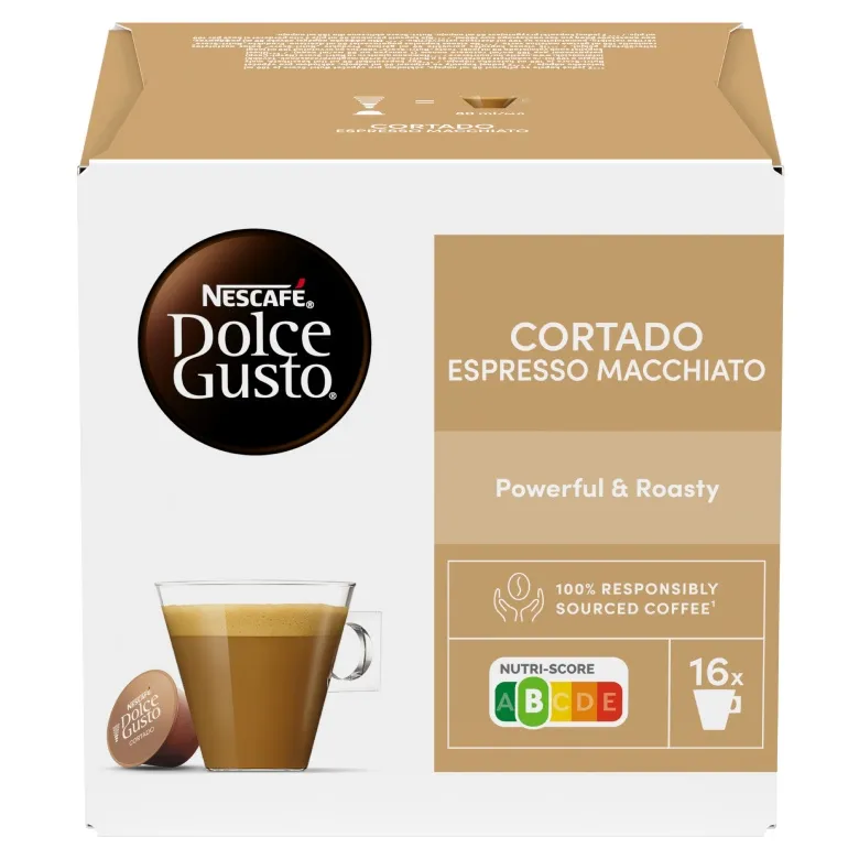 Kapsułki Nescafé Dolce Gusto Cortado Espresso Macchiato 16 Sztuk